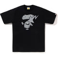 WILD LEOPARD PATTERN APE FACE STA TEE MENS